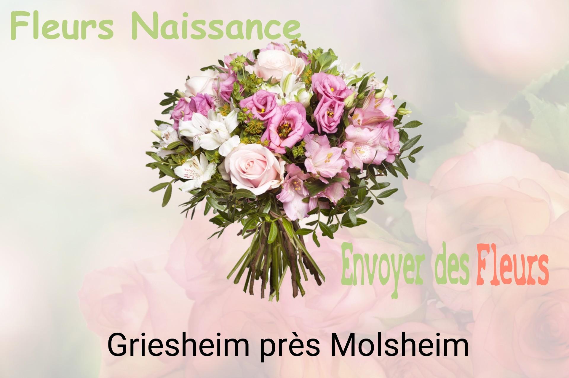Bouquet de fleurs de naissance livré à Griesheim-près-Molsheim